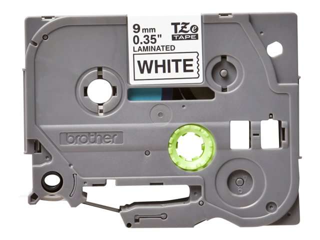 Brother TZe-221 9 mm Black on White Tape