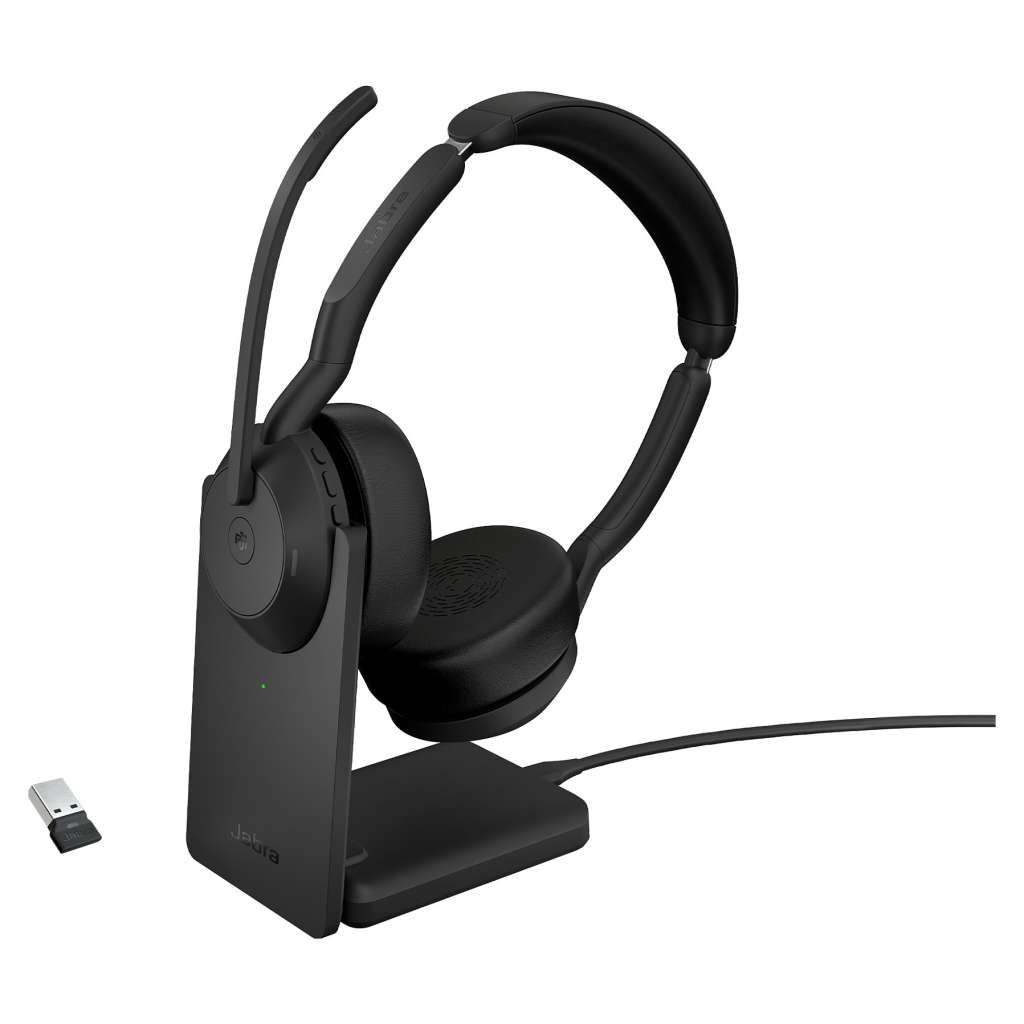 Jabra Evolve2 55 Link380a MS Stereo Stand