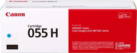 Canon 055 H Cyan Toner Cartridge