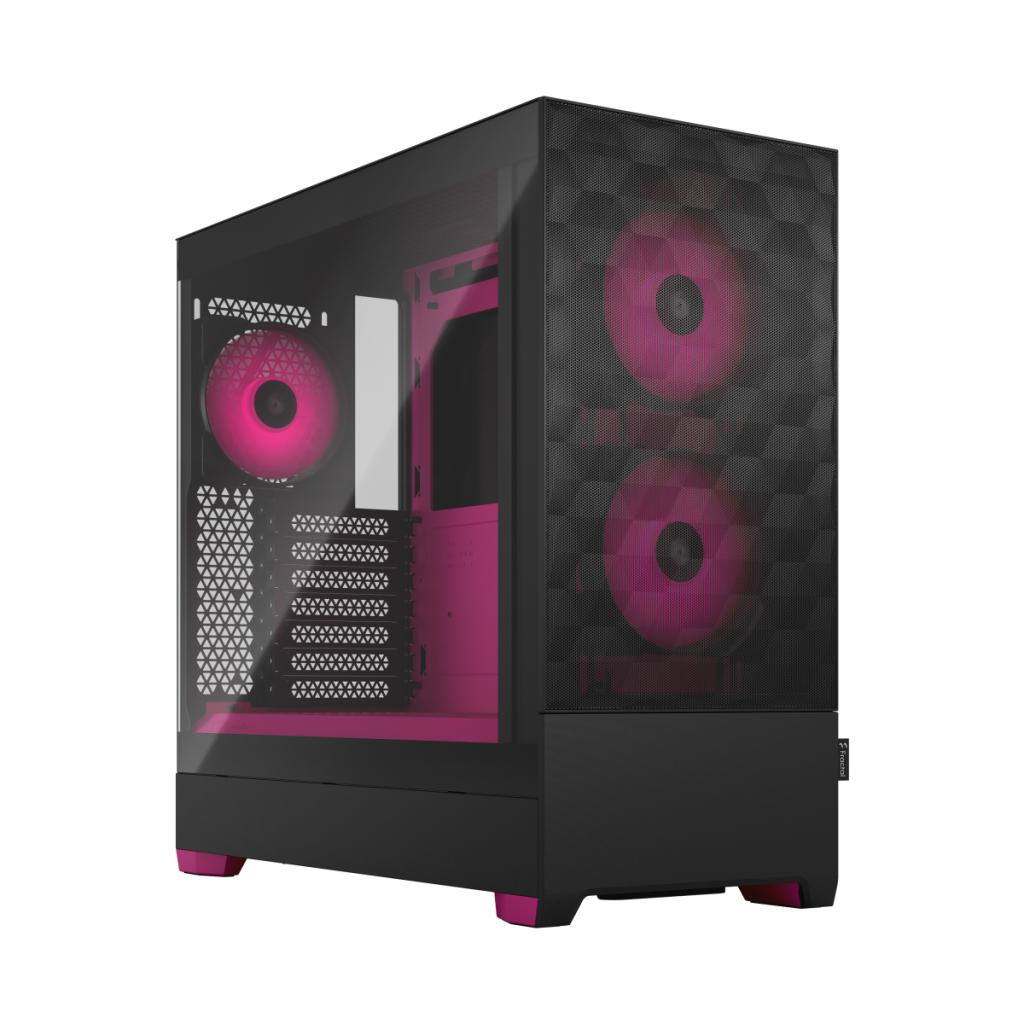 FRACTAL DESIGN Pop Air RGB Magenta Core TG Clear Tint